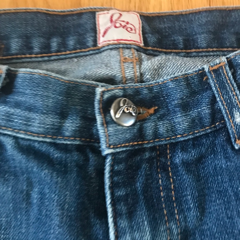 Vintage Joie Y2K 100% Cotton Bootcut Jeans Size 24 Style 011002 Cut 300153 EUC
